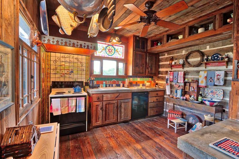 Log Cabin At Old Glory Ranch Wimberley Exterior foto